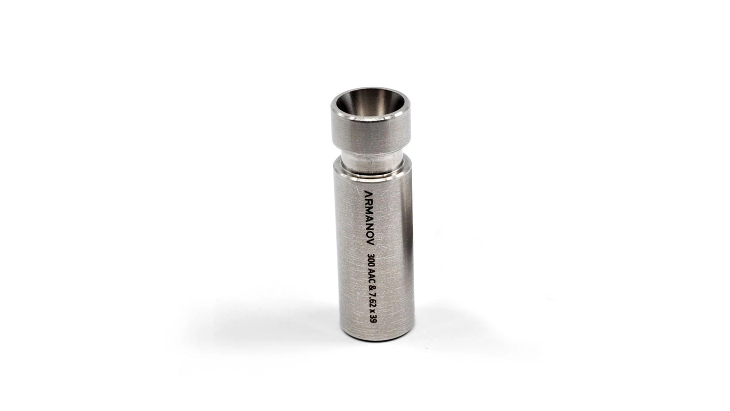 Armanov Powder funnel for Dillon powder measure - .300 BLK / 7.62x39
