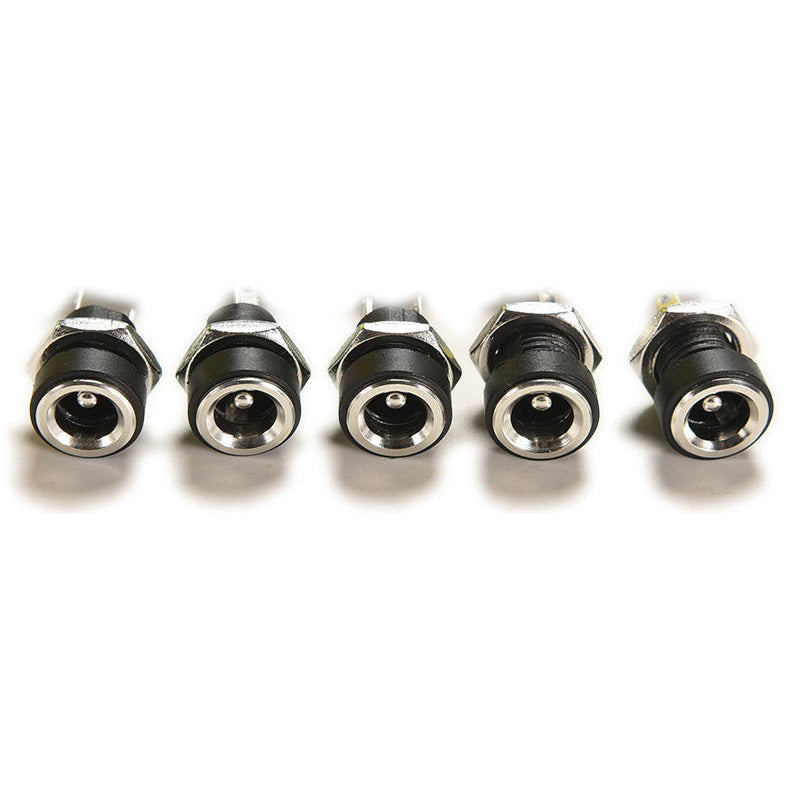 5 DC Power Supply Jack Plug Socket Female Panel Mount Connector 5.5mm x 2.1mm