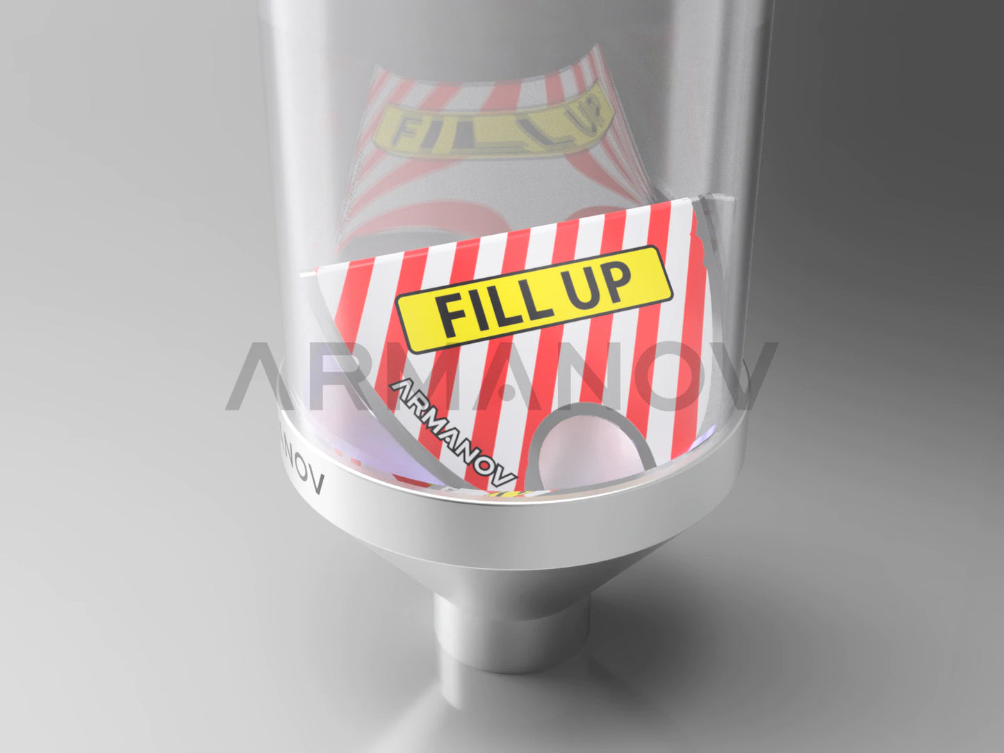 Powder Baffle with Visual Alarm for Dillon Powder Measure