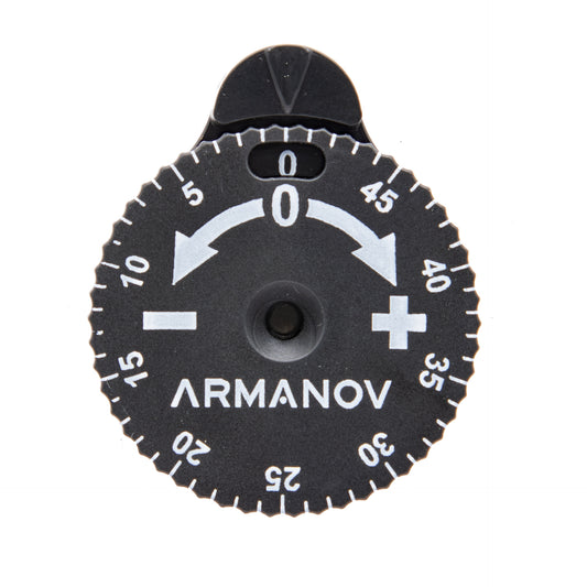 Armanov Powder Measure Knob with Absolute Position