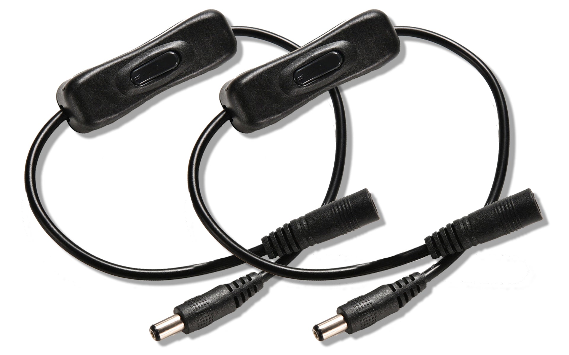 12V In-Line Power Switch ON/OFF 2.1mm/5.5mm Plug Black – KMS²