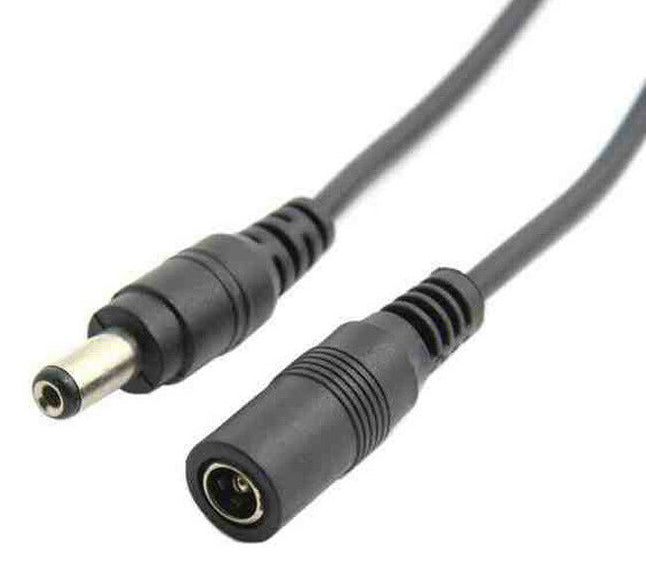 50CM DC Power Supply 5.5mmx2.1mm 2.1mm Male to Female Extension Cable