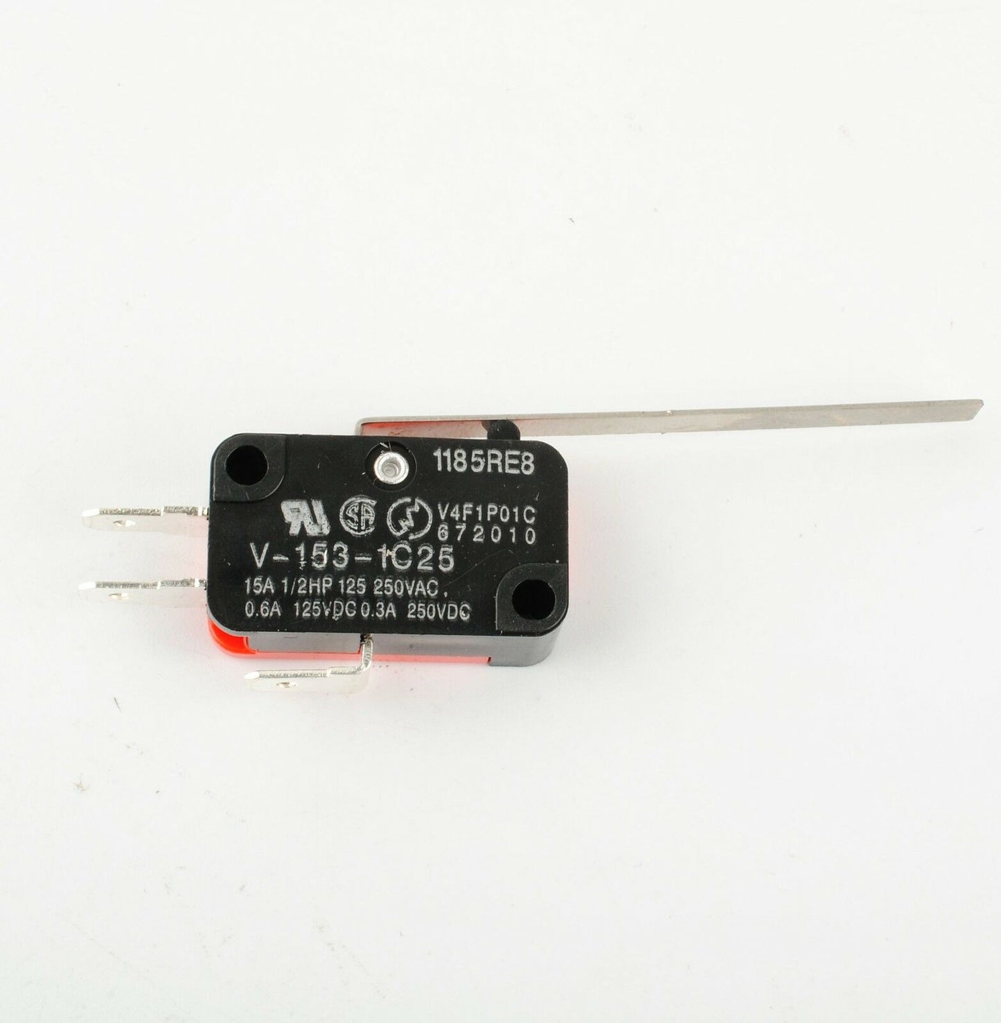 SPDT 1NO 1NC Long Straight Hinge Lever Momentary Micro Switch